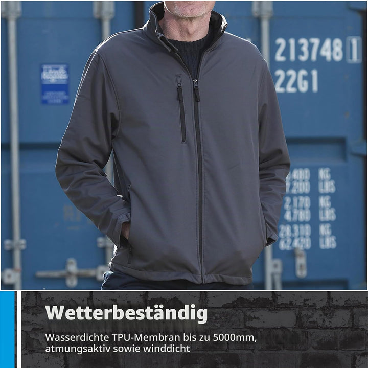 Softshell-Jacke 204 Selkirk von Fortress, schwarz, , XL XL Schwarz, XL Schwarz