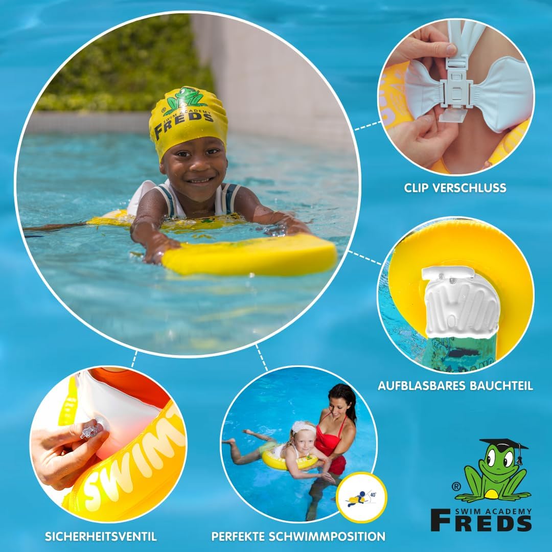 FREDS SWIM ACADEMY - Sets (STR Gelb + Pumpe), STR Gelb + Pumpe