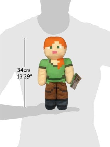 Plüsch Minecraft Videospielfiguren - Enderman, Lama, Ozelot, Schwein, Steve, Alex, Creeper, Wolf - G