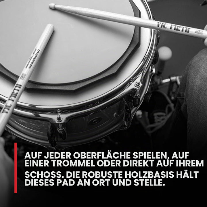 Vic Firth Double Sided Practice Pad - 12 inch 12" Double Side Single, 12" Double Side Single