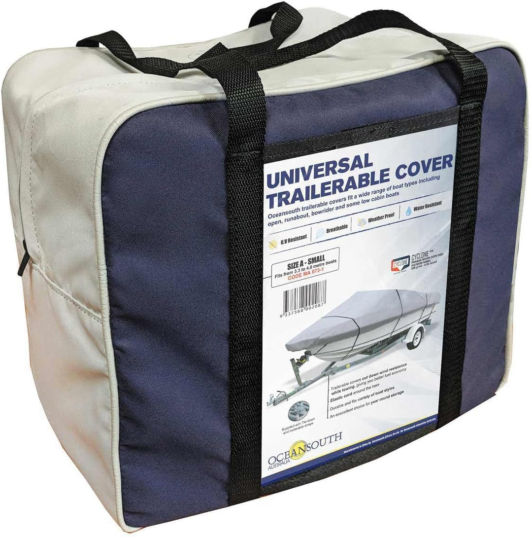 Oceansouth Universal-trailerbarer Abdeckung … Bootsabdeckung - Trailerabel Klein - 3.3M-4.0M, Bootsa