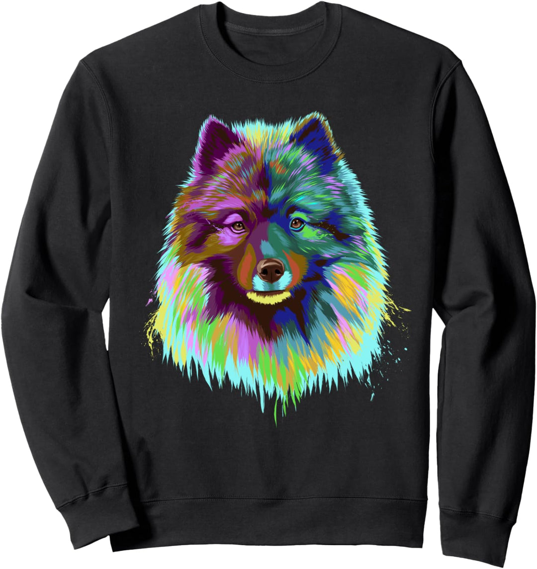 Splash Hund Wolfsspitz Sweatshirt