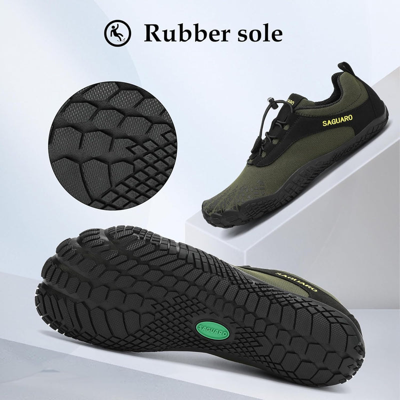 SAGUARO Barfussschuhe Herren Minimalistische Traillaufschuhe Damen Laufschuhe Outdoor Sport Fitnesss