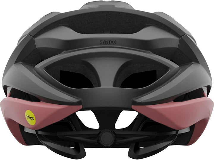 Giro Syntax MIPS Rennradhelm für Erwachsene Matt Metallic Charcoal / Puderrosa L, Matt Metallic Char