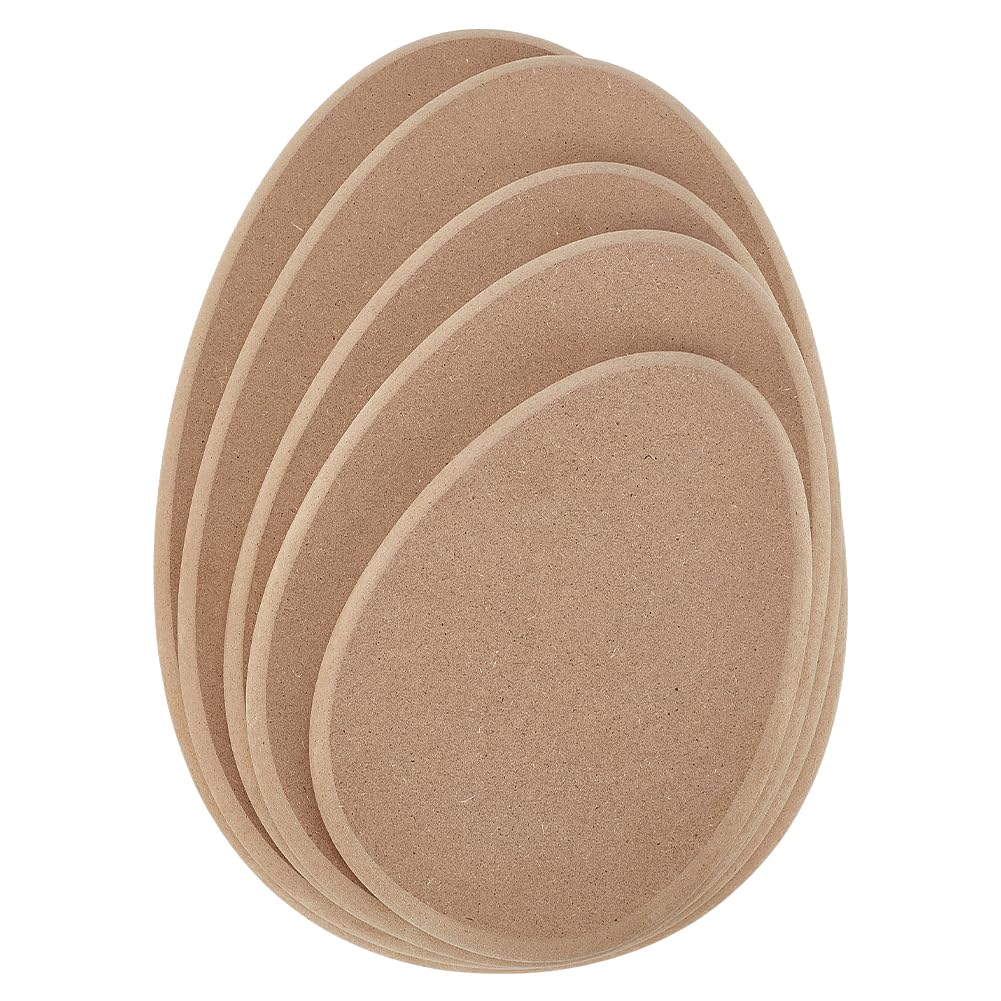 NBEADS 5 Stück 5 Grössen Töpferei Keramikform, MDF Keramikform für Ton Ei Form Keramikformen Slump M