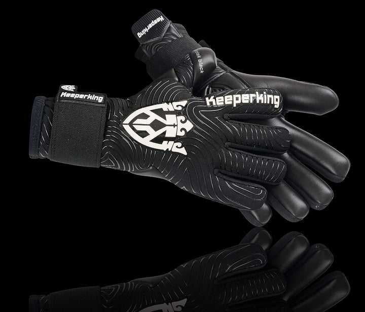 Keeperking Torwarthandschuhe für Erwachsene Fussballhandschuhe Herren Innennaht Profi Premier Grip 4