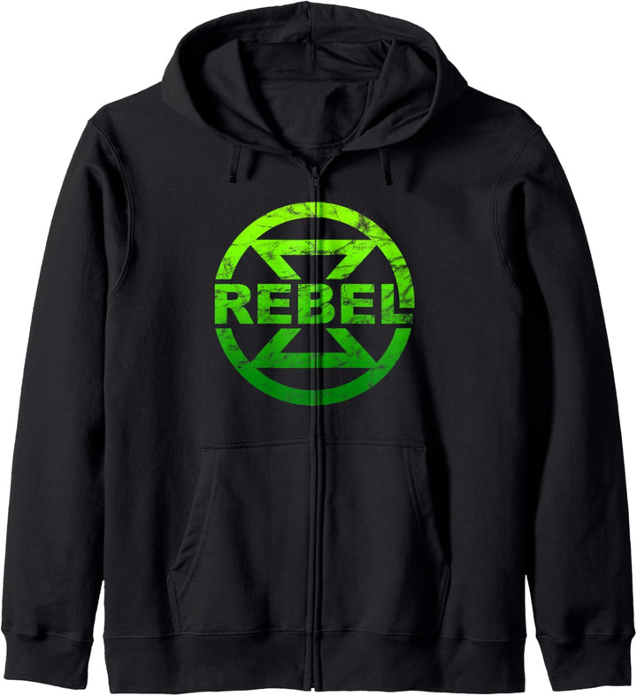 Extinction Rebellion, Logo, Rebel for Life, Symbol, Klima, Kapuzenjacke