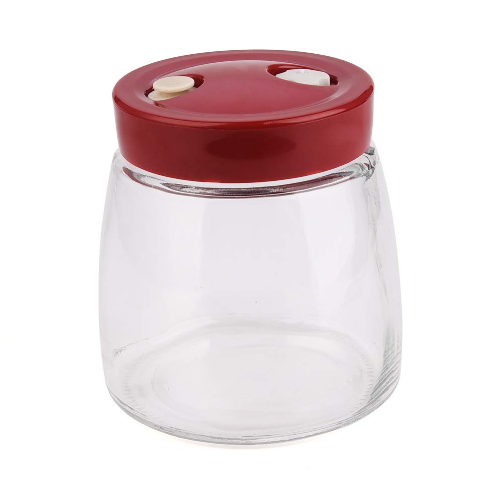 Pickling Kimchi Gärglas mit Airlock-Gärglas mit Luftauslassventil (1,4 l)