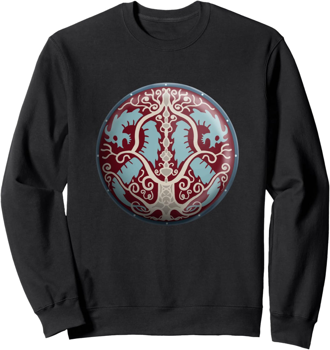 Wikinger Schild und Schiffsgeschenk Wikinger Sweatshirt