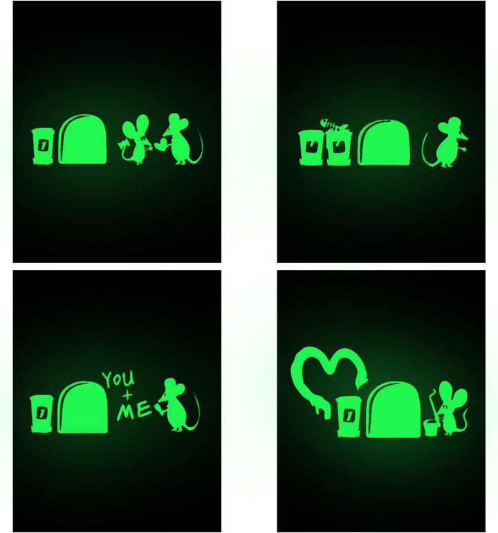 50 PCS A4 Grösse Leuchtend Fluoreszierendes Magic Scratch Papier Lasergravur und Markierung Leuchten