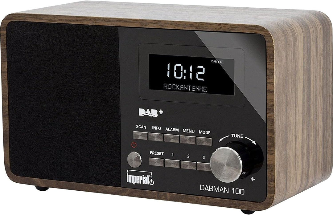Imperial DABMAN 100 DAB+ und UKW Radio, Farbe:holzoptik holzoptik Single, holzoptik Single