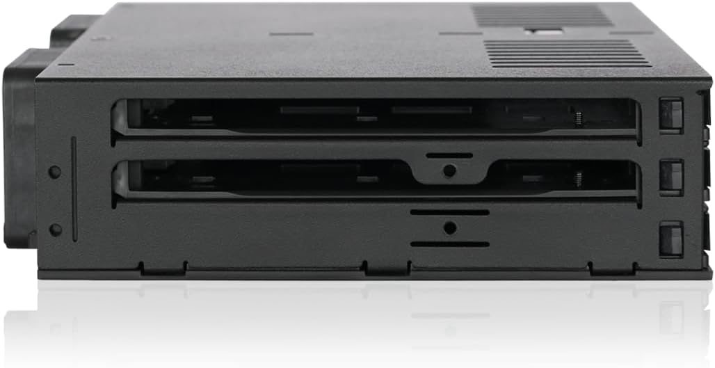ICY DOCK 6X 2,5" SATA/SAS HDD/SSD Wechselrahmen mit schraubenlosen Trays in 5,25" Schacht - ExpressC