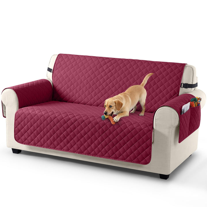 TAOCOCO Sofa Überzug, Sofabezug Wasserdicht Mit Gummiband，Wohnzimmer Anti-Rutsch Gepolsterter Sofasc
