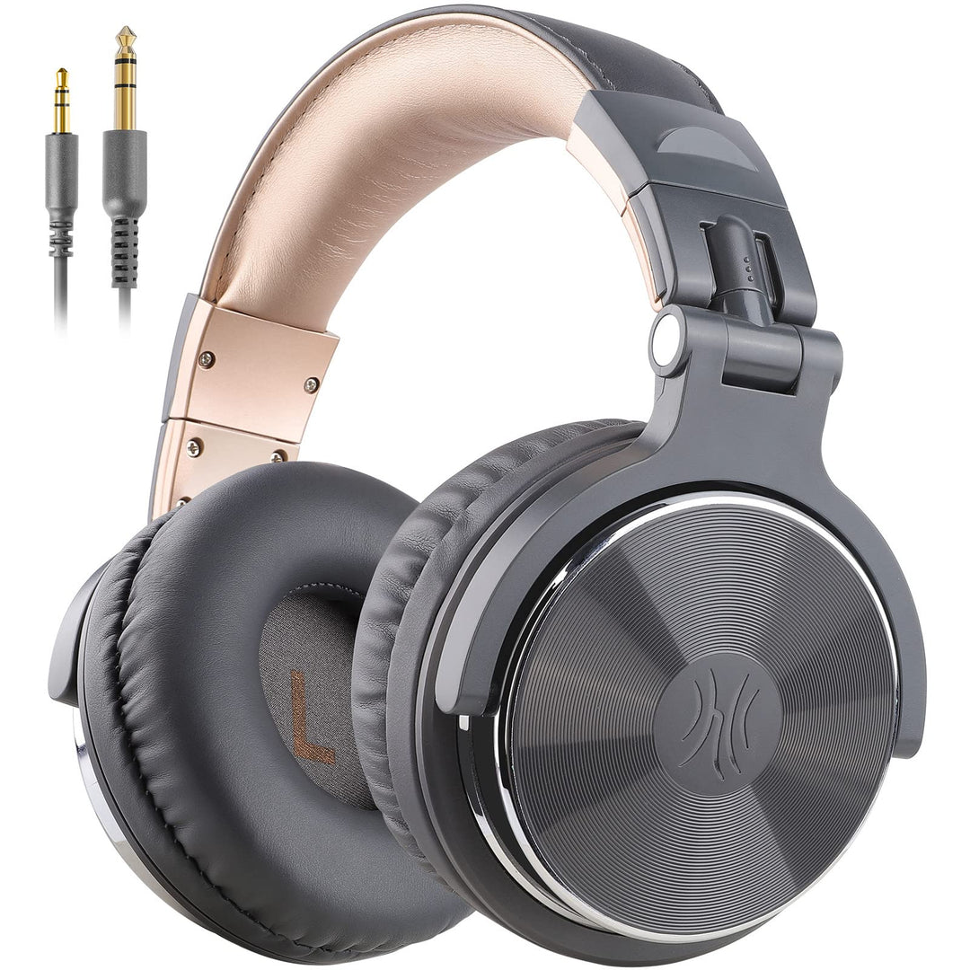 OneOdio Over Ear Kopfhörer mit Kabel, 50mm Treiber, Bassklang, 6.35 & 3.5mm Klinke, Share-Port, Gesc