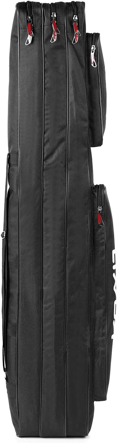 Lixada 3 Schicht Portable Folding Angelrute Tasche Angelrute Werkzeuge Aufbewahrungstasche Angelausr