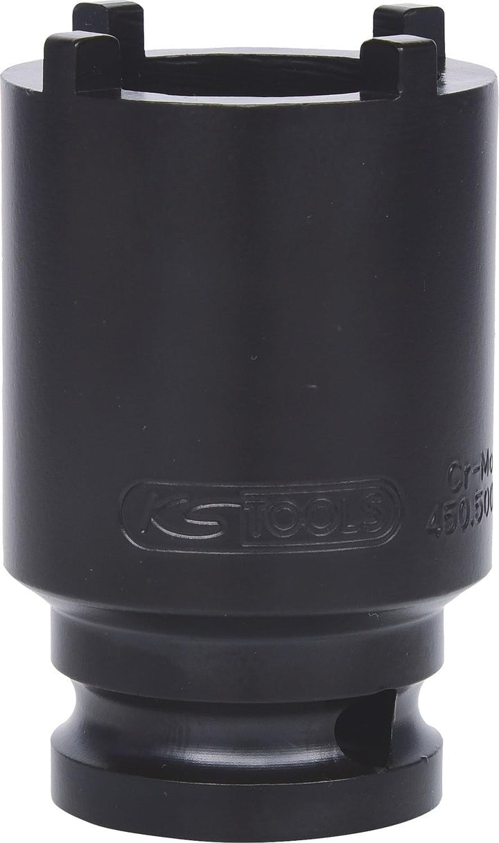 KS Tools 450.5004 1/2" KM-Nutmuttern-Schlüssel KM4, Zapfen aussenliegend