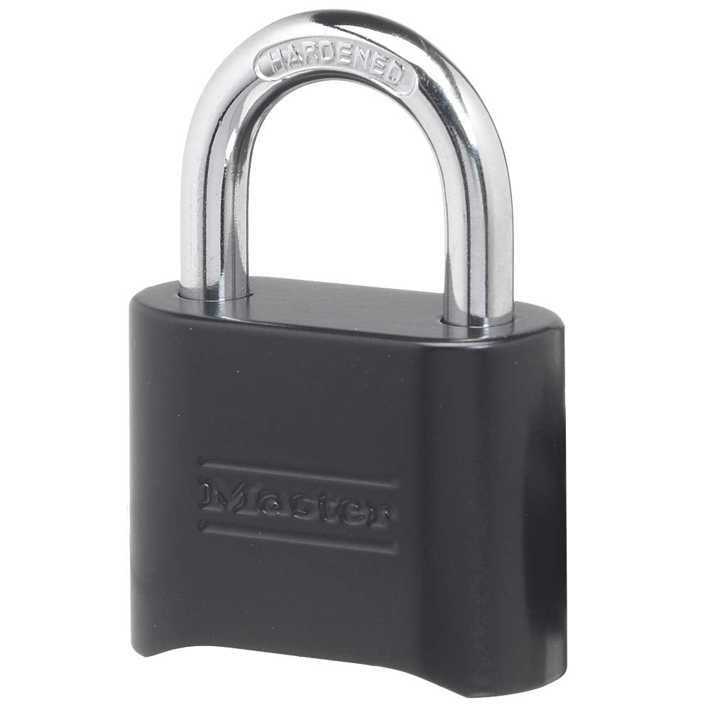 Master Lock 178D Zahlenschloss, 1 Stück, Schwarz 1 Pack, 1 Pack
