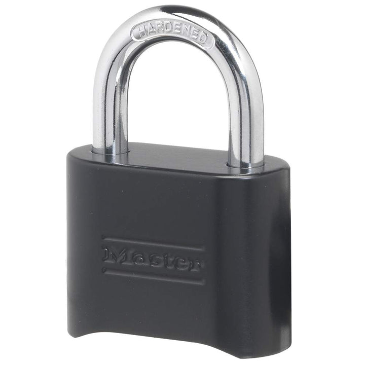 Master Lock 178D Zahlenschloss, 1 Stück, Schwarz 1 Pack, 1 Pack