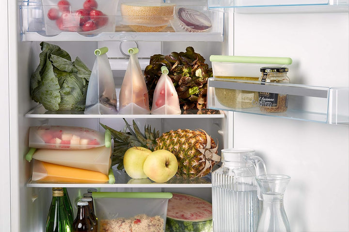 Lékué Silikonbeutel, 3er-Set, wiederverwendbar, grün Kit Grün, Kit Grün