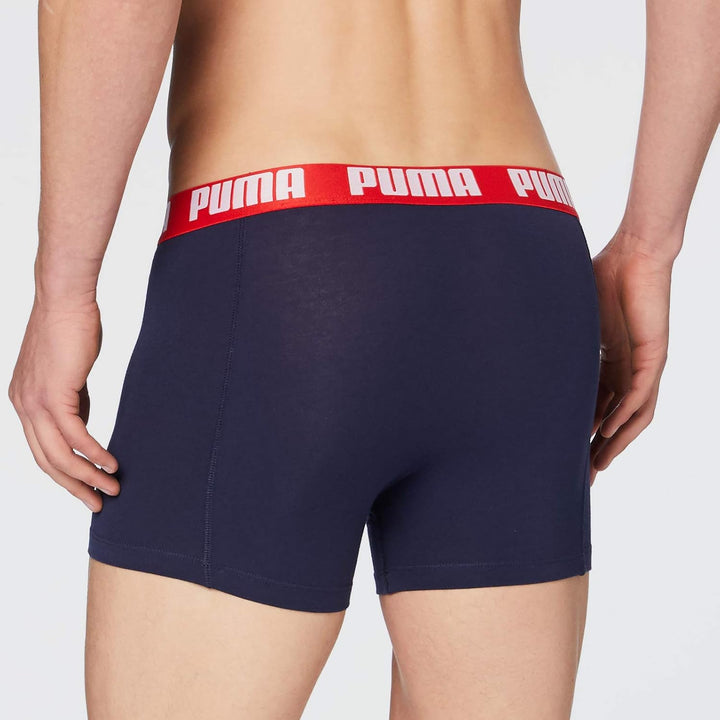 Puma Herren Boxer Unterwäsche (5er Pack), Blue / Grey