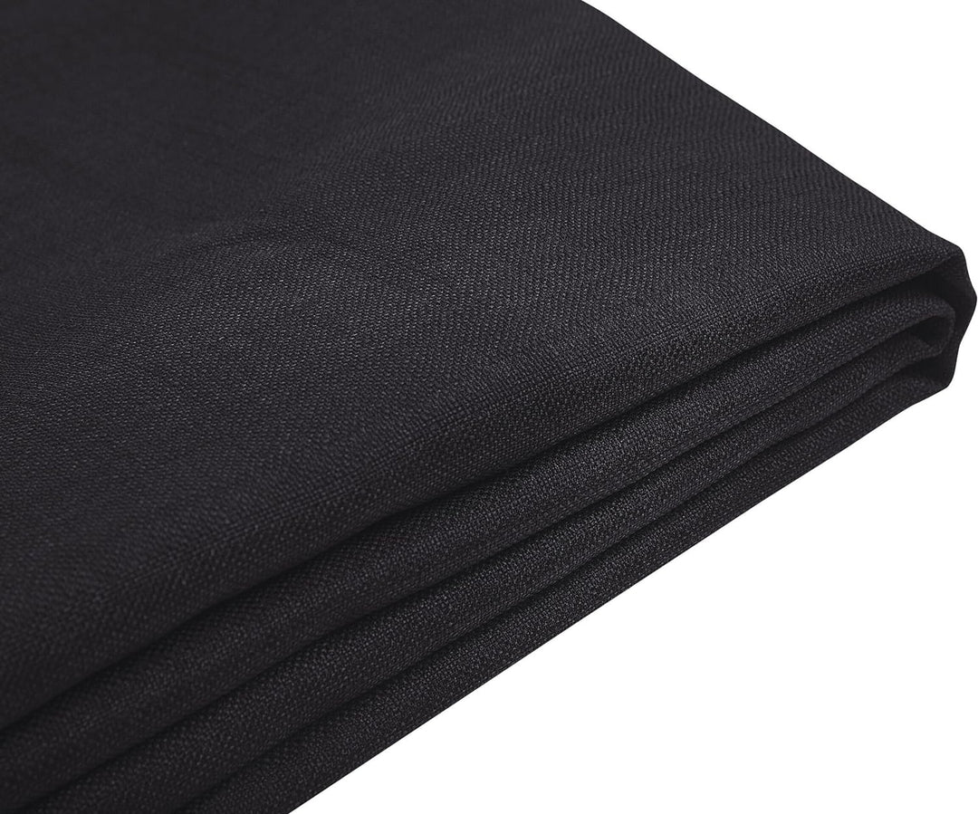 Abziehbarer Bezug für Bett FITOU Polsterbezug schwarz 180 x 200 cm
