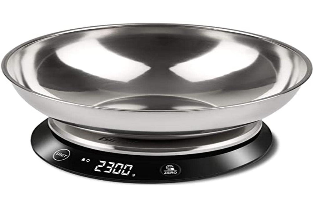 Girmi PS84 Küchenwaage, 5 kg, Edelstahl Silber, Silber