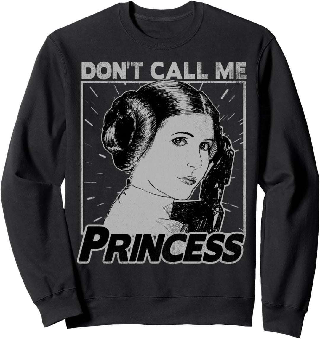 Star Wars Princess Leia Don't Call Me Princess Portrait Sweatshirt