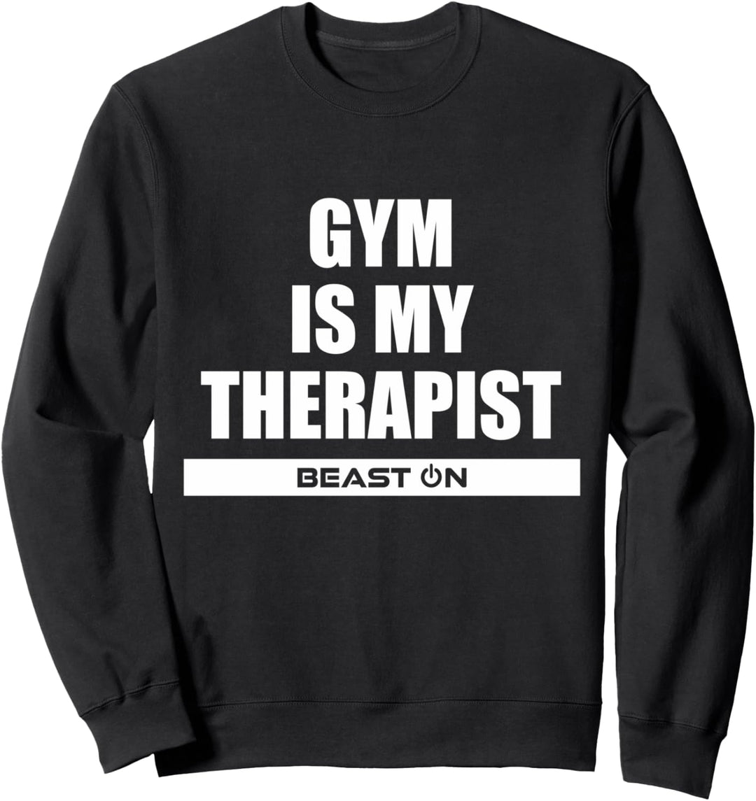 Fitnessstudio ist meine Motivation für Therapeut, Fitnessstudio, Bodybuilding Sweatshirt