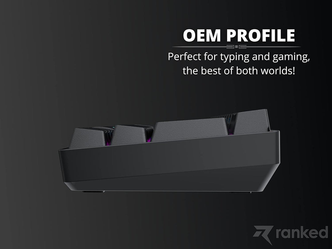 N60 Nova Mechanische 60 Prozent Tastatur | Hotswap Gaming Keyboard | 62 Programmierbare Tasten mit R