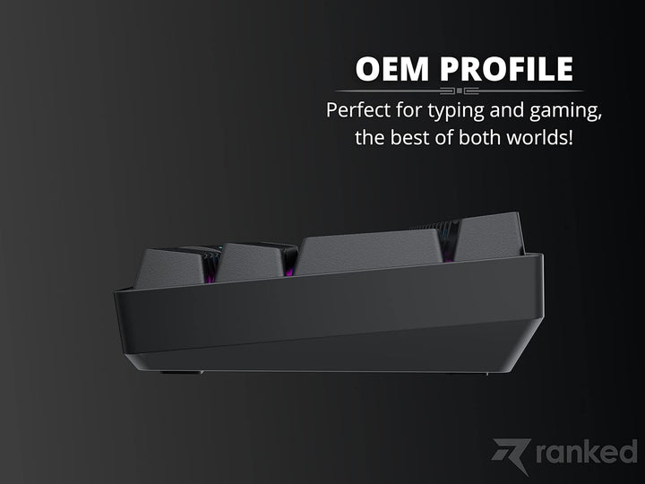 N60 Nova Mechanische 60 Prozent Tastatur | Hotswap Gaming Keyboard | 62 Programmierbare Tasten mit R