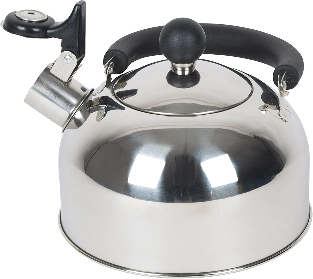 Bo-Camp Trend Flötenkessel Bombee Silber 1,2 l 1.2 Liter Silber, 1.2 Liter Silber