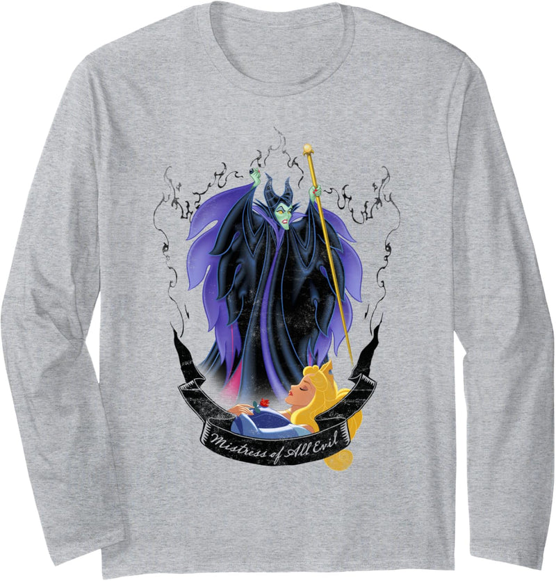 Disney Sleeping Beauty Maleficent And Aurora Flame Portrait Langarmshirt