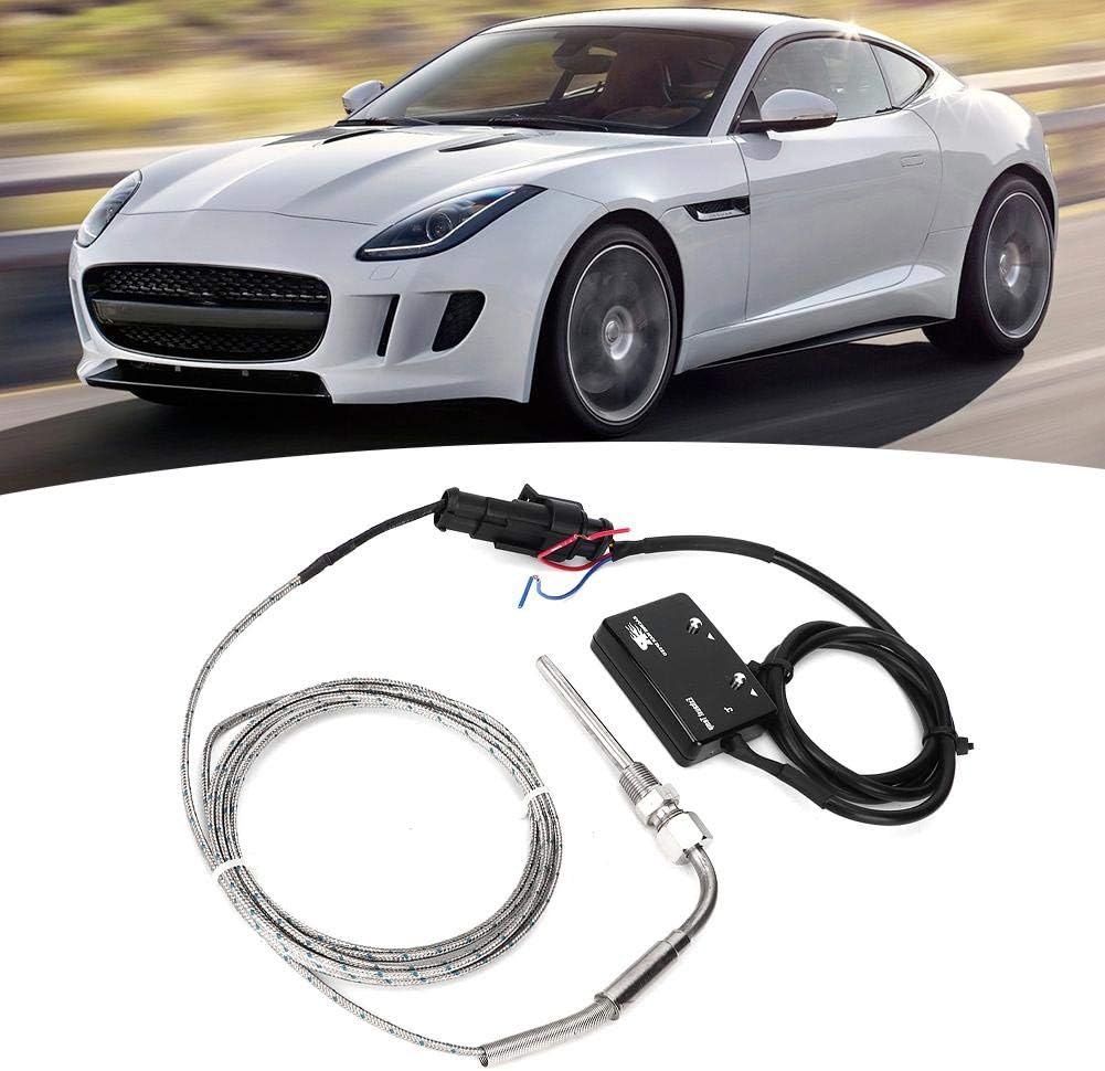 abgastemperaturanzeige,Universal Digitale Abgastemperaturanzeige mit Sensor 0-1000C Auto Auspuff Tem