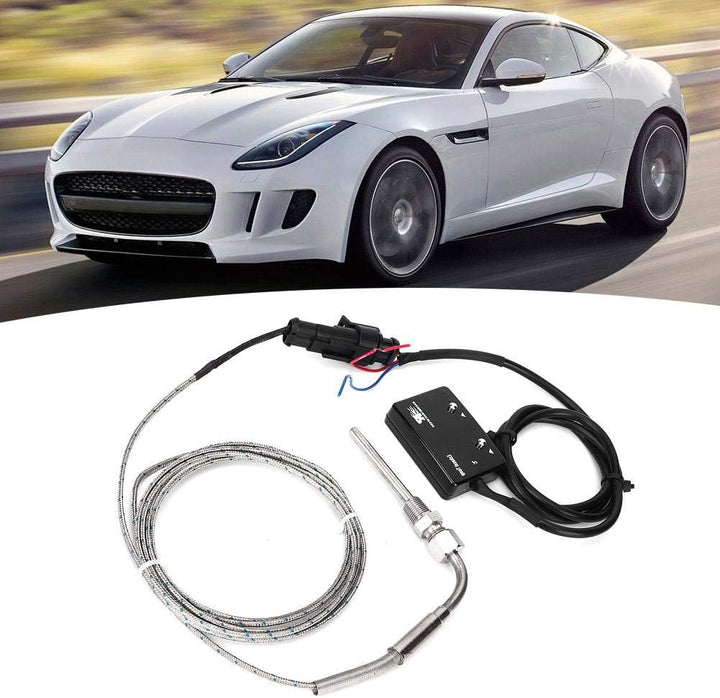 abgastemperaturanzeige,Universal Digitale Abgastemperaturanzeige mit Sensor 0-1000C Auto Auspuff Tem