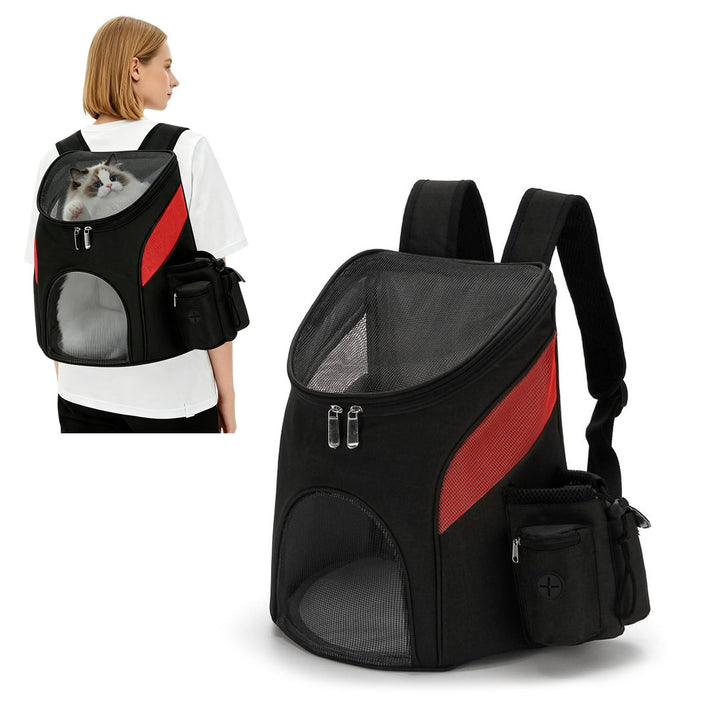 PETCUTE Hunderucksack Katzenrucksack Rucksack für kleine Hunde Haustiertragetasche Taschen mit Abneh