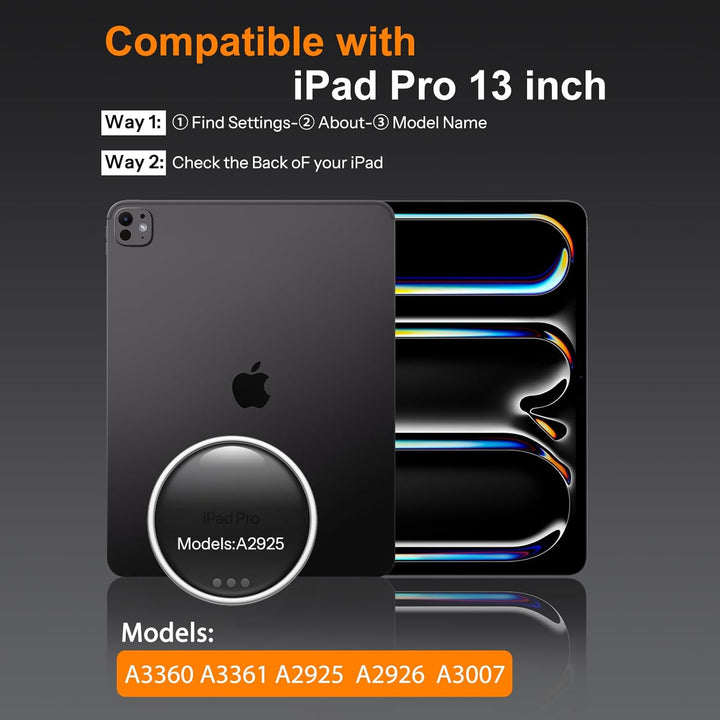SPARIN 2 Stück Panzer Schutz Glas für iPad Pro 13 Zoll M4 (2024) Schutzfolie, Auto-Installation, Dis