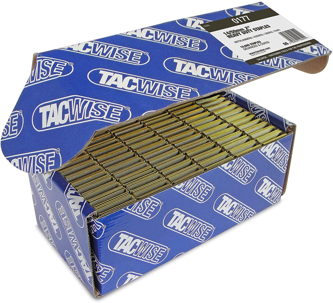 Tacwise 0179 Heftklammer, Silber, 14/19mm, 10000 Stück