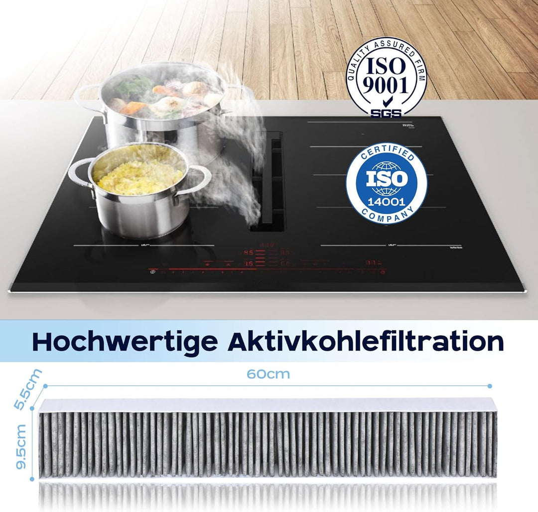 2 Aktivkohlefilter für Siemens HZ381700 Bosch HEZ381700 Neff Z8500X0 Gaggenau Constructa CA282110 Te