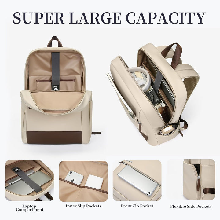 GOLF SUPAGS Rucksack Damen Herren Daypack Tagesrucksack Anti-Theft Tasche Elegant Schulrucksack City