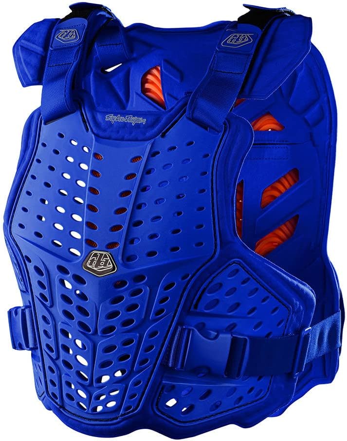 Troy Lee Designs Rockfight CE Brustschutz für Erwachsene, Offroad-Motorrad-Körperpanzer Blau XL/2X,