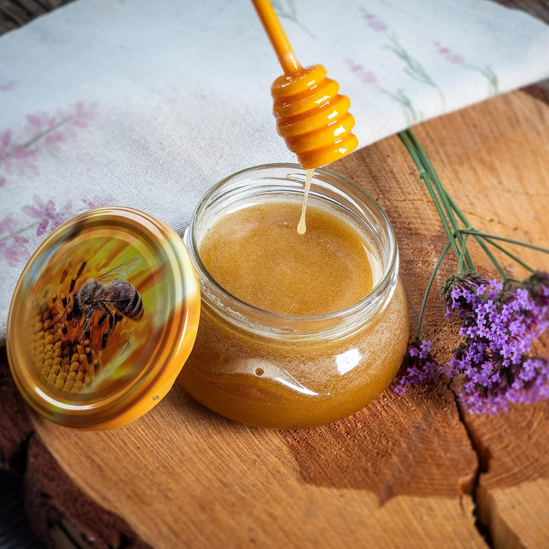 KADAX 10er Set Marmeladengläser 300ml TO82, Einmachgläser Vorratsgläser Mason Jar mit Schraubdeckel,