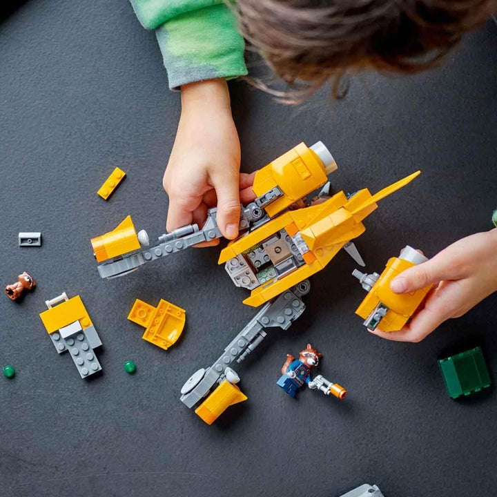 LEGO 76254 Marvel Baby Rockets Schiff, Guardians of The Galaxy Volume 3 BAU-Spielzeug für Kinder mit