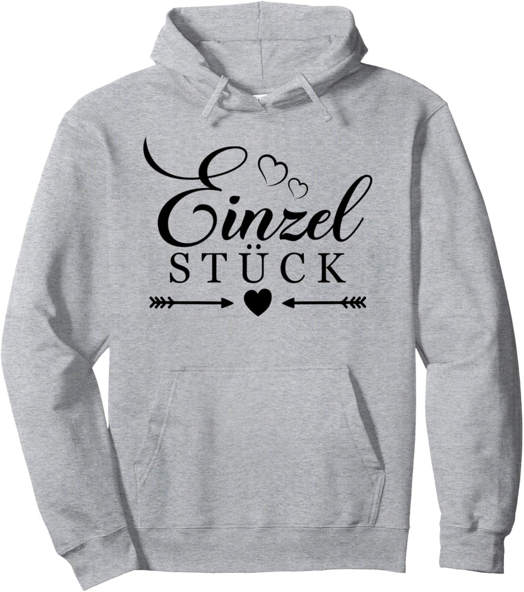 Einzelstück Spruch mit Herz Frauen Einzigartig Sprüche Pullover Hoodie