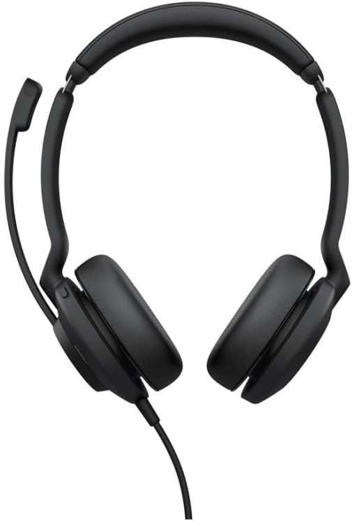 Jabra Evolve2 30 Headset – Noise Cancelling UC Certified Stereo Headphones with 2-Microphone Call Te