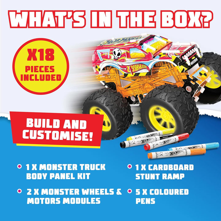 Bladez Monster Trucks Maker Kitz mit Markern, Monster Truck