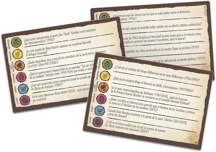 Winning Moves Trivial Pursuit de Terror - Brettspiel mit 1800 Fragen - spanische Version