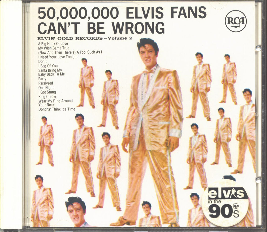 50,000,000 Elvis Fans Can't Be Wrong: Elvis' Golden Records, Vol. 2, Audio-CD