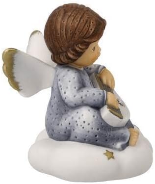 Goebel Weihnachtsdekoration Engelsfigur aus Porzellan hergestellt, Masse: 9 cm x 7.5 cm x 7 cm, 11-7