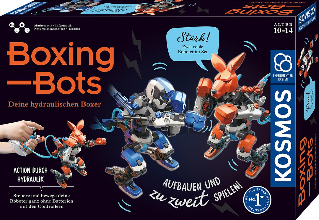 KOSMOS 621162 Boxing Bots - Das Roboter-Duell, Spielzeug Roboter für Kinder ab 10 Jahre, mit Joystic