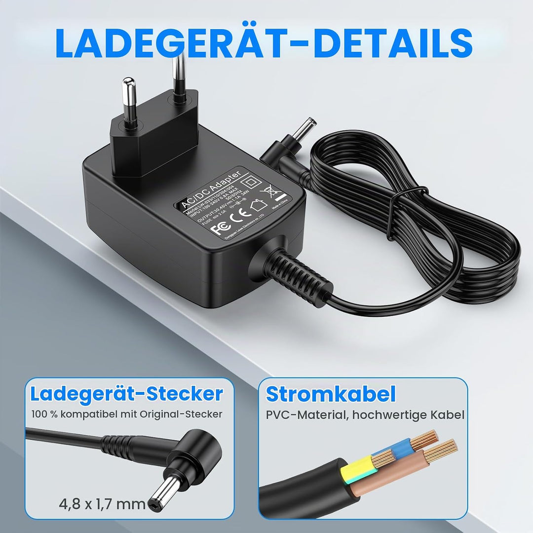 Klickstil SV15 3900mAh V11 Akku für Dyson mit Ladegerät, ASUNCELL Ersatzakku für V11 Torque Drive Ou